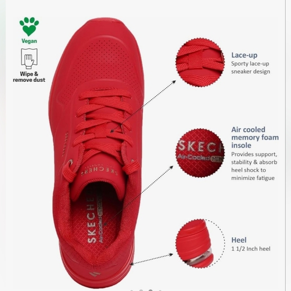 Skechers Womens Million Air Elevated Air - Picture 4 of 14